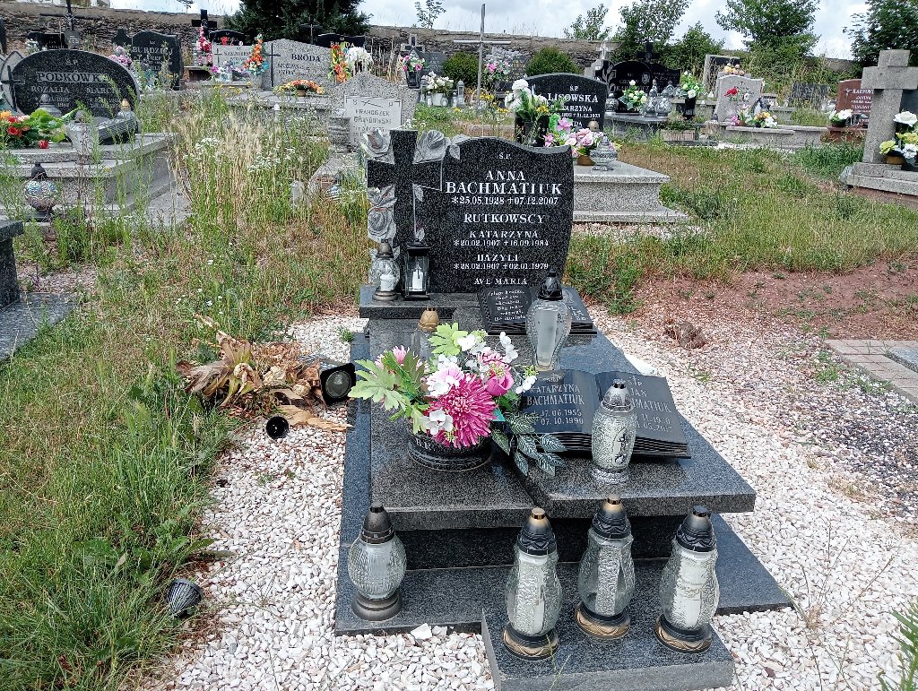 Grób Anna Bachmatiuk Rutkowska